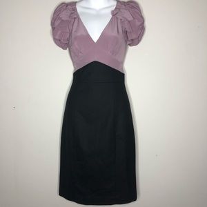 Women’s Rebecca Taylor Dress. Purple/black